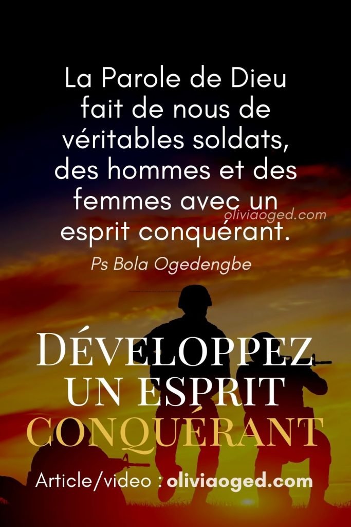 Développez un esprit conquérant