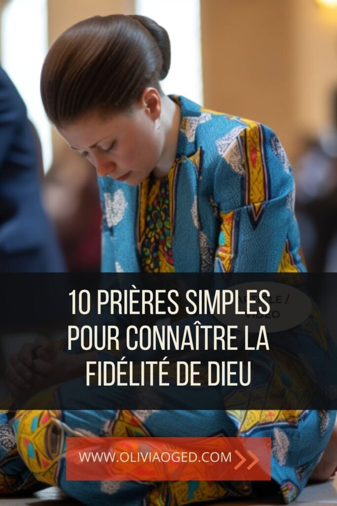 10 prières simples pour connaître la fidélité de Dieu citations et titre illustrés par de superbes images de deux femmes en prière