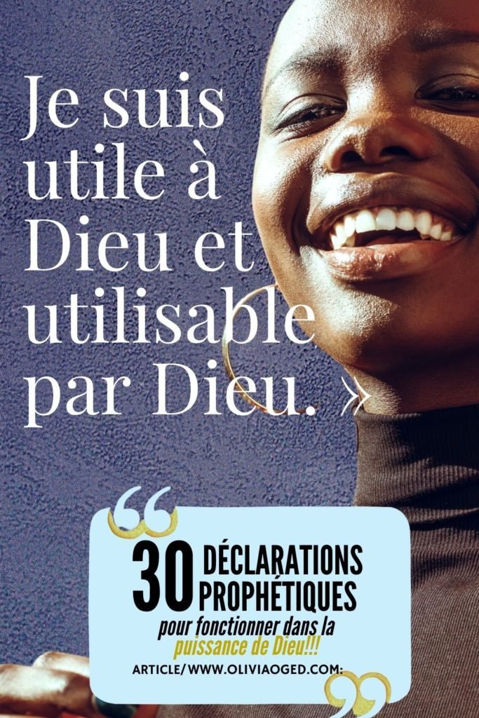 30 DÉCLARATIONS PROPHÉTIQUES POUR FONCTIONNER DANS LA PUISSANCE DE DIEU!!!