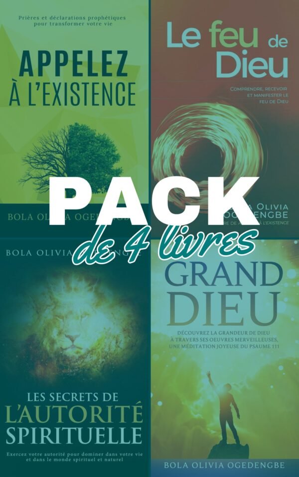 Pack de 4 livres