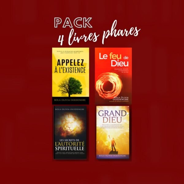 Pack de 4 livres bestsellers