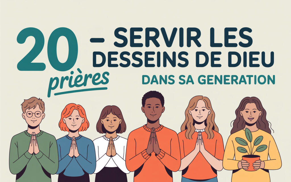 20 PRIÈRES – Servir les Desseins de Dieu dans Sa Génération